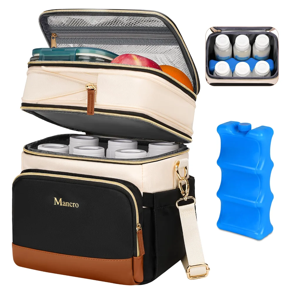 Mancro Expandable Breast Milk Cooler Bag